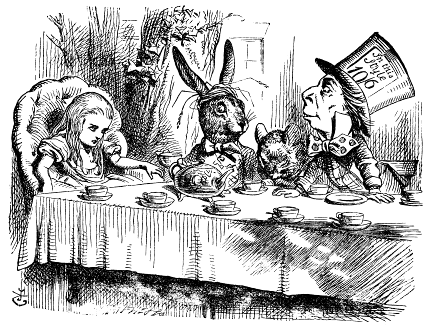 Tenniel: A Mad Tea-Party